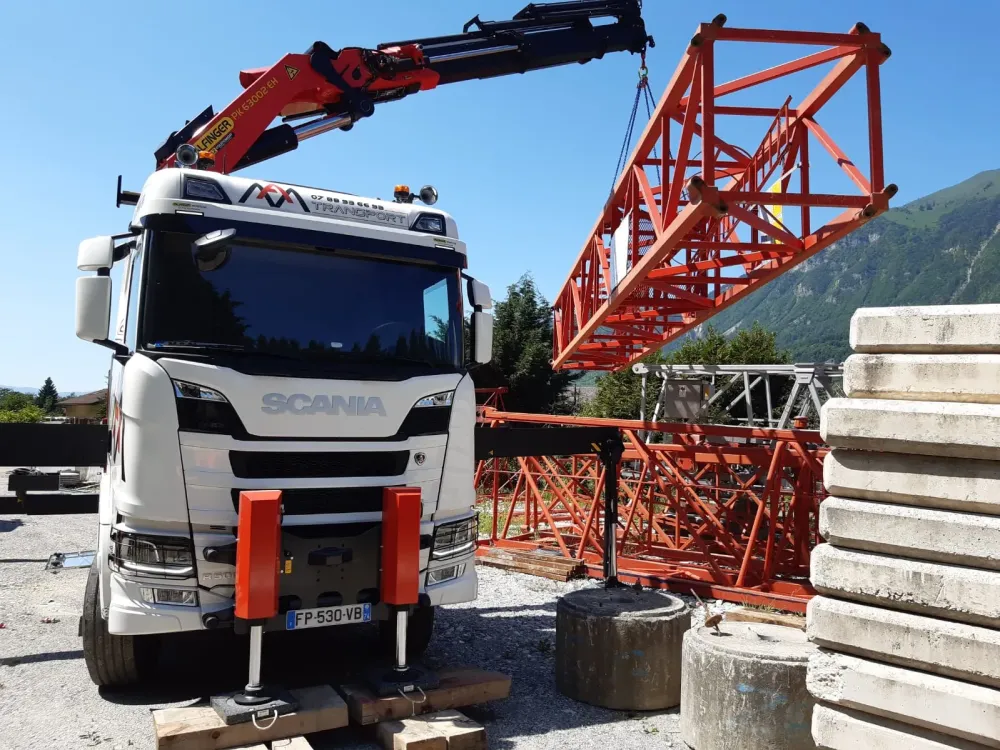 Location d'un camion-grue 1